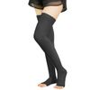 THREEGUN Women's Compression Socks, While Sleeping, Compression Socks, High Socks, Long for Beautiful Legs, For Night Use, Black