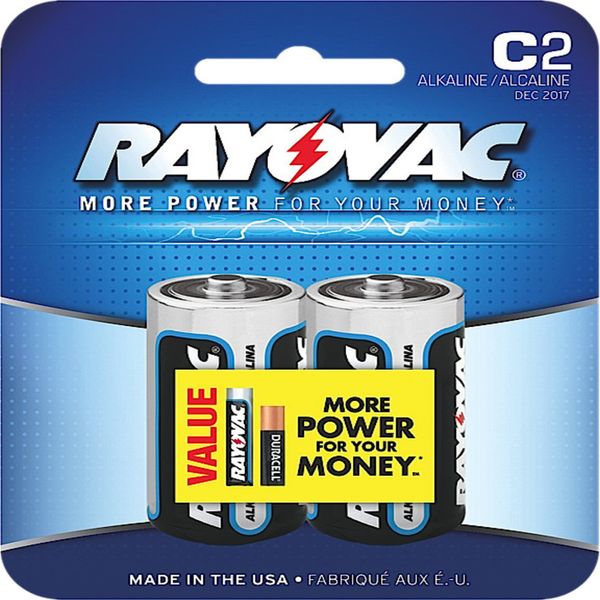 BATTERY,ALKLNE C 2PK,SVBE