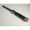 Metal Switchblade Comb - Black