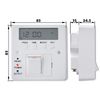 Digital Timer Switch Fused Spur Wall Controller For Electric Towel Rail Radiators Timeswitch