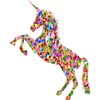 CafePress Prismatic Rainbow Unicorn Magnets Rectangle Magnet (10 pack)