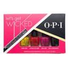 OPI Let's Get Wicked Mini Nail Lacquers Polish 4pc Set .125oz