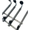 4 Bottle Wall Fixing Bracket + 4 Black  35ml Optic Spirit Measures Bar Pub