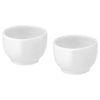 Bowl/Egg Cup, Rounded Sides White