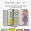 IF Bookaroo Sticky Tabs - Pastels,White