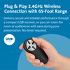 Kensington Non-Laser Wireless USB Presentation Clicker, Compatible with Windows & macOS - 20m Range (K33373EU)