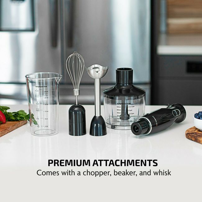 Kitchen Wand Blender Kit, Black