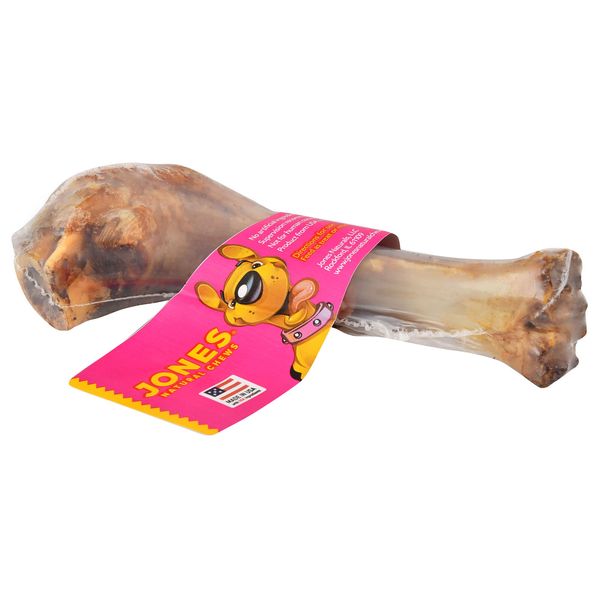 5-7" Mammoth Lamb Bone – Natural Lamb Shank with Knuckles, Meaty & Smoked,