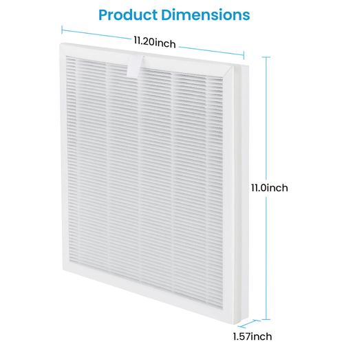 VEWIOR H13 True HEPA Replacement Filter for ClearAir-A6 Air Purifier, Captures 99.97% Dust, Smoke, Pet Dander, Compatible with A6 Model (1 PCS)