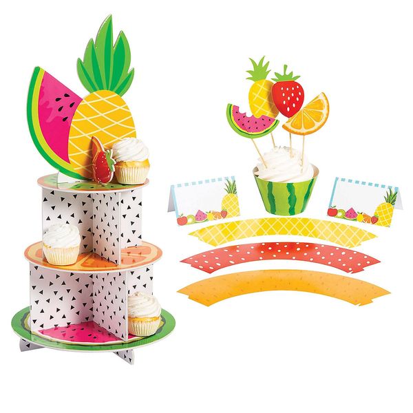 Tutti Frutti Dessert Table Decorating Kit 151 Pieces