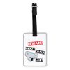 Gift Base Beware Crazy Koala Lady Visual Luggage Tag with Black Strap