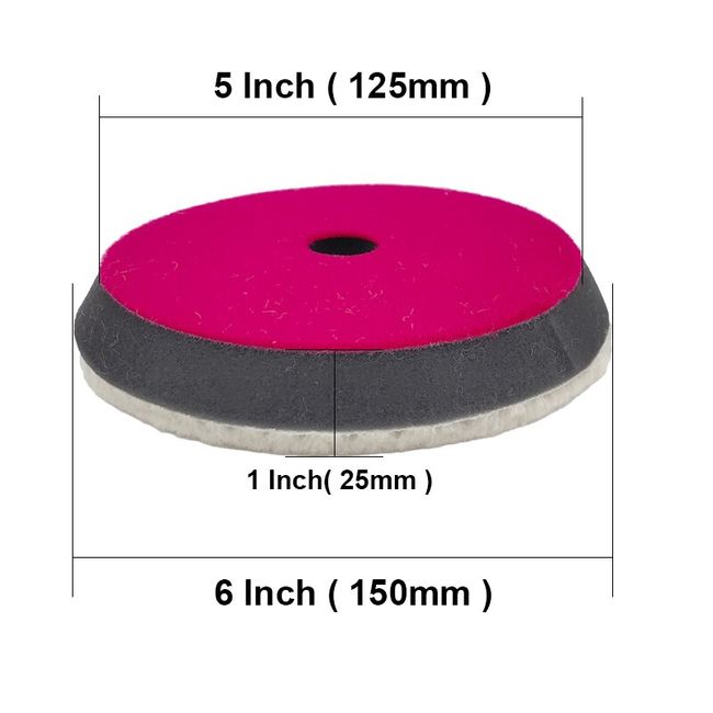 Polishing Disc 5Inch Car Detailing Car Polish Pad For Car Body