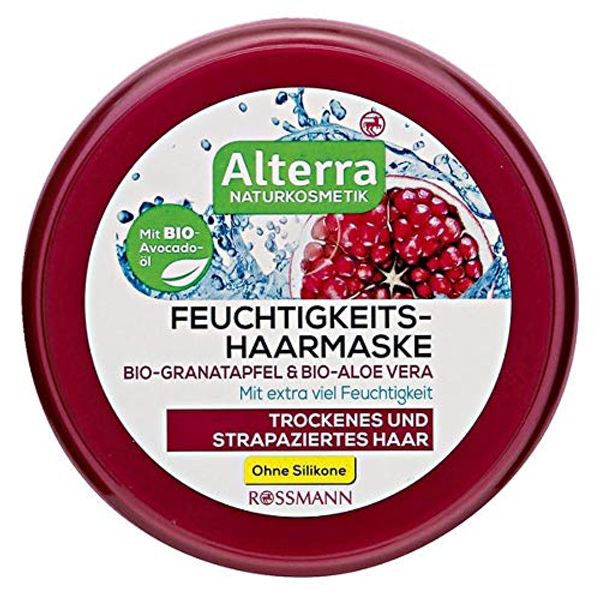 Alterra Moisturising Hair Mask Organic Pomegranate & Organic Aloe Vera 200ml