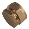 22mm Stop End, Compression, Material Brass
