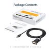 StarTech.com 6ft (1.8m) 1-Port USB to Serial RS232 Adapter, FTDI DB9 Serial DCE Adapter Cable, Null Modem, USB 2.0 - TAA