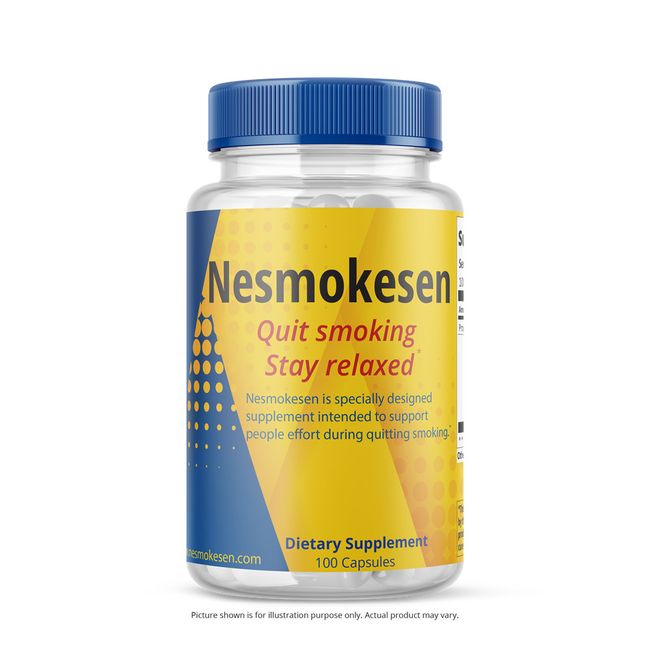 Quit Smoking stay relaxed- Nesmokesen - Only 27 days, 100 capsules