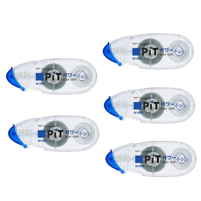 tonbo鉛筆 Tape Glue Pit Set of 5 PN – EP – 5P , transparent