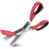 Herb Scissors & Kitchen Scissor Set - Multipurpose Stainless Steel 5 blades