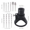 Rotary Multi Tool Cutting Guide Attachment Kit HSS Router Drill Bit Rotary Multi Tool Cutting Guide Attachment Kit Controlled Cutting - 11 Set