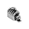 jewellerybox Sterling Silver Doghouse Kennel Charm