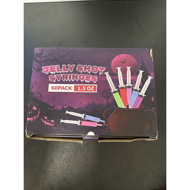 Jelly Shot Syringes (60 Pack) 1.5OZ