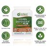 Vision Defender Plus Eye Supplement: AREDS2 Formula Vitamins, Minerals (Lutein, Zinc) Enhanced with Meso-Zeaxanthin for Complete Eyes/Eyesight Health Care & Support. 60 Easy-to-Swallow Vegan Capsules