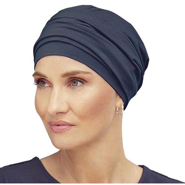 Christine Headwear Damen Nomi Turban Headband, Black Iris, Einheitsgröße EU