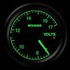 Pivot GT GAUGE-52 Voltmeter Green Lighting GSV-5G