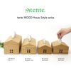 tente WOOD House Style Tissue Case, Regular Size, 3017101 (Oak)