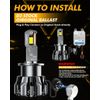 2X AUXBEAM D2S D2R LED Headlight Bulbs Replace HID Xenon Super Bright 6500K Kit