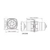 SEAFLO 102 mm Inline Blower Fan