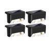4 Solar Lights LED Bright Deck Outdoor Garden Patio Railing Decks Path Lighting
