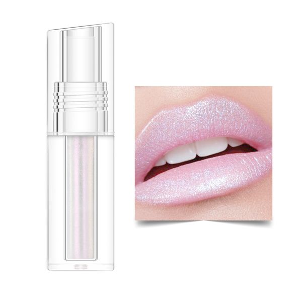 KYDA Chameleon Lipstick, Multichrome Tinted Lip Gloss with High Glossy Finish, Lasting Metal Reflective Effect, Buildable Formula, Multiuse Intense Pigment for Lips&Eyes, 07