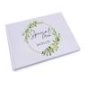 Personalised Special Mum Wreath Design Gift Guest Book