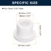 uxcell 20 Pcs White Plug Hole T13 Waterproof Rubber Button Plug for 0.47-0.51" Hole