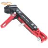 Red Adjustable CNC Aluminum Alloy Kickstand Motorcycle Foot Side Support Stand
