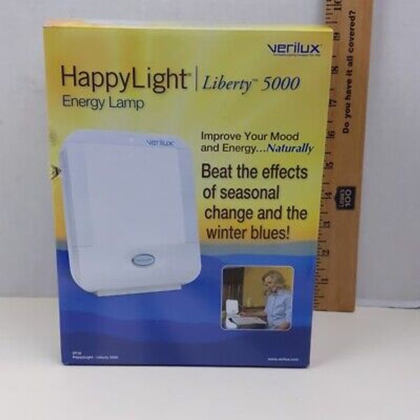 Verilux Happy Light Liberty 5000 Energy Lamp Improve Mood All Natural Spectrum