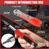 24 Pcs Screwdriver Set,Right Angle Ratcheting Screwdriver Set with 1/4 Extension