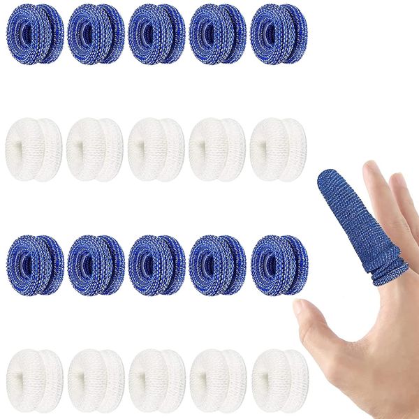 Finger Bandage First Aid Finger Cot Finger Protectors Tubular Bandage Dressings Finger Cots for Finger Sprains Swelling 20pcs