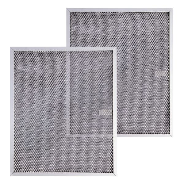 BPS1FA30 Range Hood Filter 11-3/4"X 14-1/4"X 3/8" for 30-Inch Broan Nutone QS1 WS1, Allure Grease Filter, Replaces 99010299,S99010305,AP3378953 Range Hood Filters Replacement Aluminum(2 Pack)