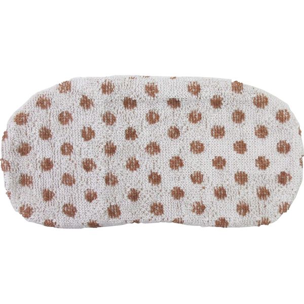 Seigan ECO de IPDD-120 BE Eye Pillow with Ice Packs, Made in Japan, Cool, Summer, Cooling Sensation, Dots, Beige