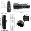 Vacuum Cleaner Power Tool Dust Extraction Hose Adaptor, 3 Pcs Universal Vacuum Adapter
