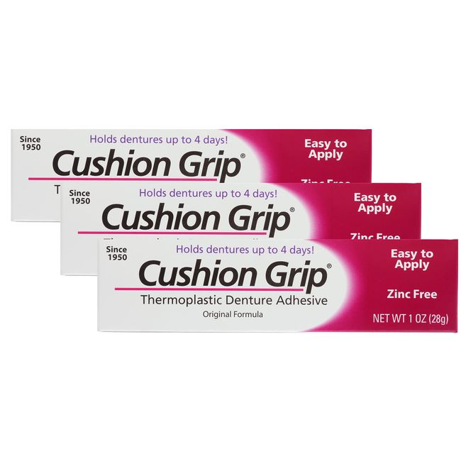 Details about Denture Cushion Grip 10g Soft Pliable Thermoplastic