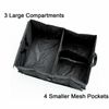 Black Fold-able Fabric Car Organizer Trunk Box Portable Bag Storage Case Cargo