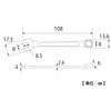 Top (Top) Combination Wrench CW – 8
