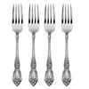Oneida Wordsworth Set of 4 Dinner Forks, Silver