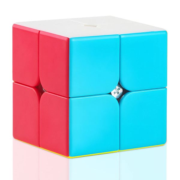 Singertop Magic Cube, Magic Cube, 3D Puzzle, 3D Cube, 2x2 Competition Cube, Twisting Puzzle, Infinity Cube, Fidget Cube, Stress Relief, Brain Training, Intelligence Game, Educational Toy, Birthday /