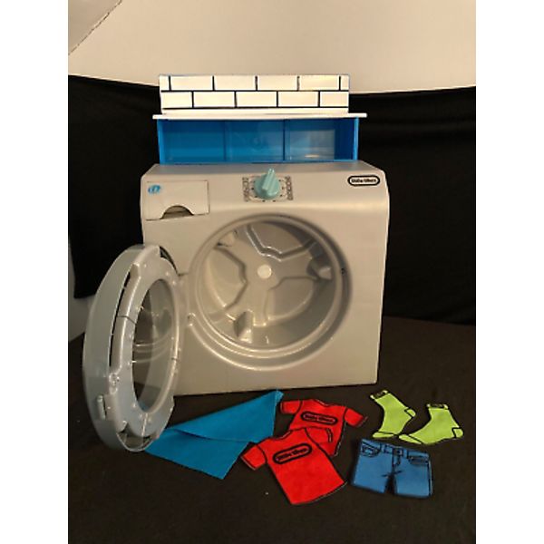 *Video* 2020 Little Tikes Toy Washing Machine-Rotates; Sounds -includes clothes