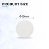 sourcing map 20pcs PP Plastic Bearing Balls 15mm Solid Plastic Balls, Precision Bearing Ball, White