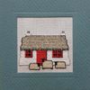 Scottish Highlands Card Cross Stitch Kit 'Crofthouse' by Textile Heritage